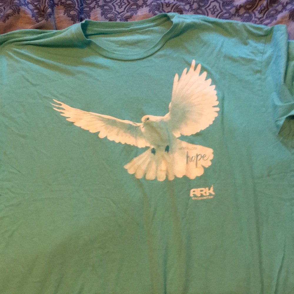 Never Lose Hope Dove Bird Ark Encounter Tshirt Tee T Shirt Jesus Christian Top